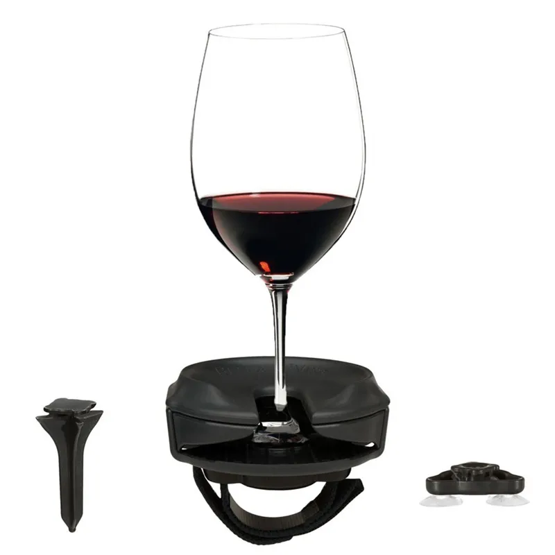 

Outdoor Wine Glass Holder Goblet Cup Hanging Stand Strong with Suction cup Wine Glass Rack for Mounting on Chairs Armrests