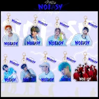 kpop stray kids keychains acrylic new album noeasy keyring for keys bags pendant charms korea idol boys accessories fans gift