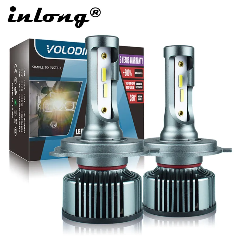 

New Arrival 2Pcs 14000LM H11 H1 H4 H7 LED Canbus No Error Car Headlight Bulbs 80W 6000K 5500K 9005 9006 H8 Auto Fog Lights 12V
