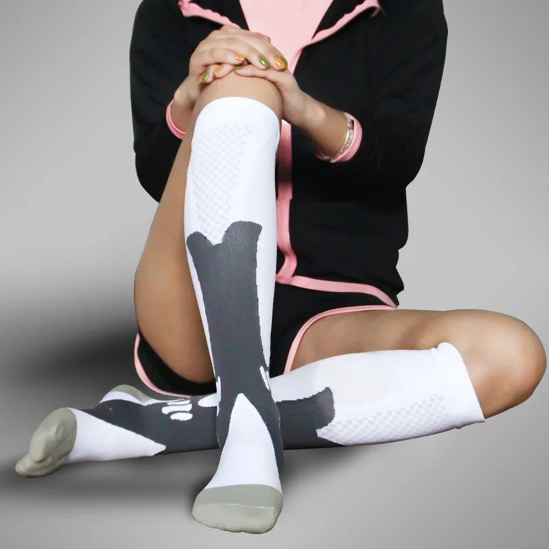 

Woman Men Sports Socks Knee High Compression Stockings Comfortable Relief Soft Leg Support Stretch Breathable Stockings