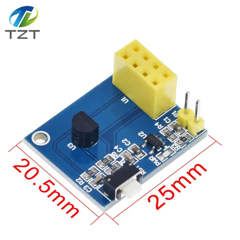 ESP8266 ESP-01 ESP-01S DS18B20 модуль датчика температуры и влажности esp8266 Wifi NodeMCU умный дом DIY Kit(с ESP01