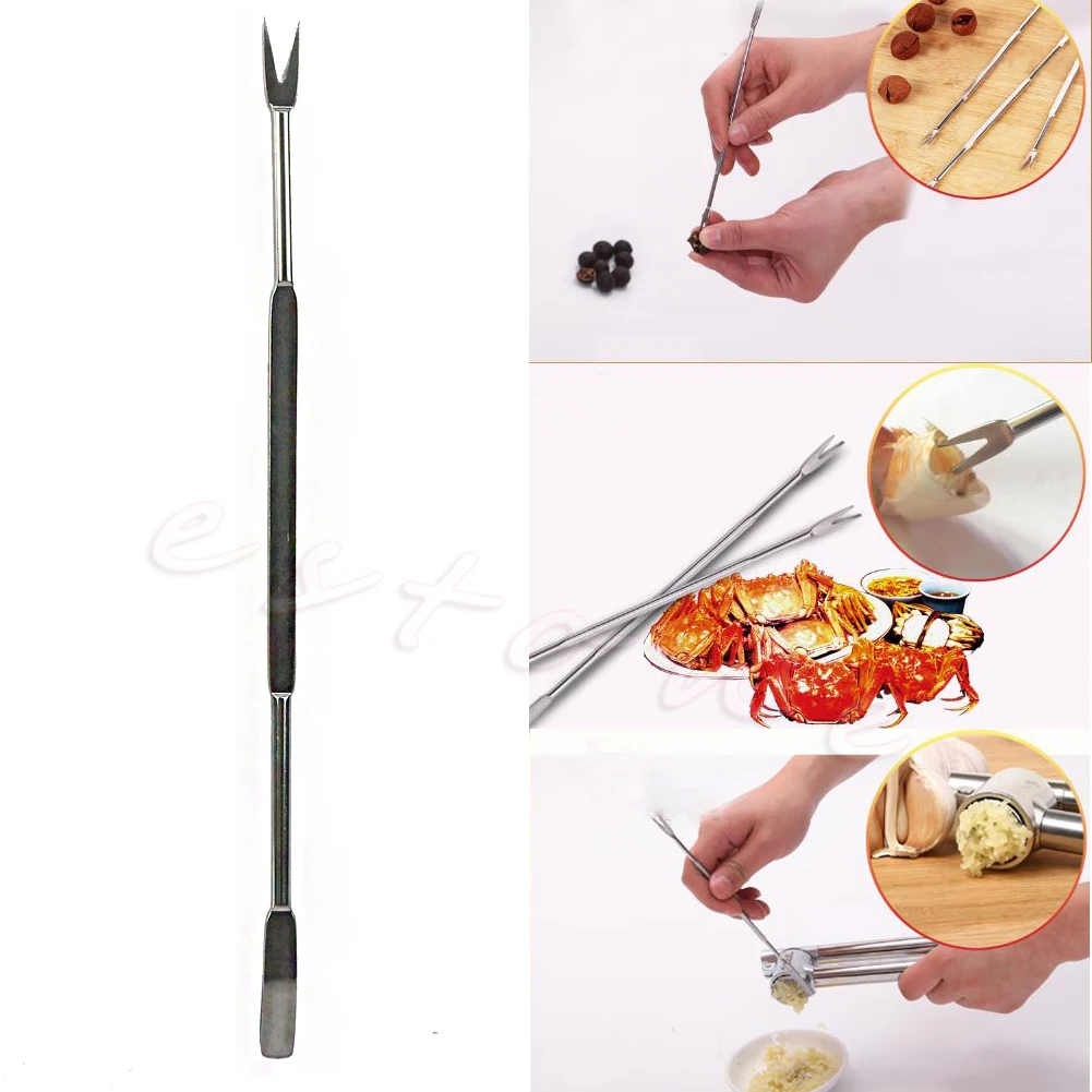

B0KB 1pc Seafood Crab Lobster Fork Picks Handy Helper Nutcracker Needle