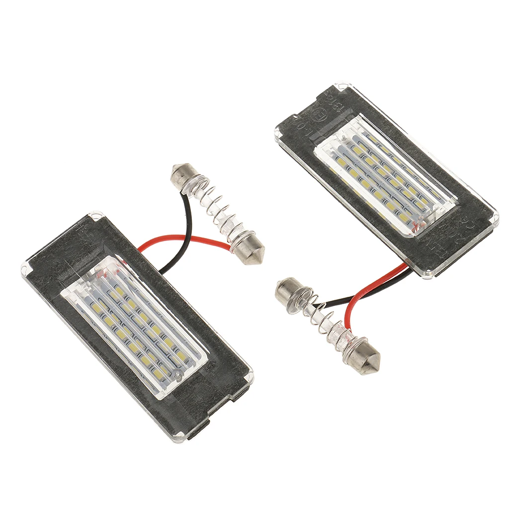 2x Яркий 12 в светодиодный номерной знак лампа 18 SMD для BMW Mini Cooper R56/57/58/59 | Автомобили