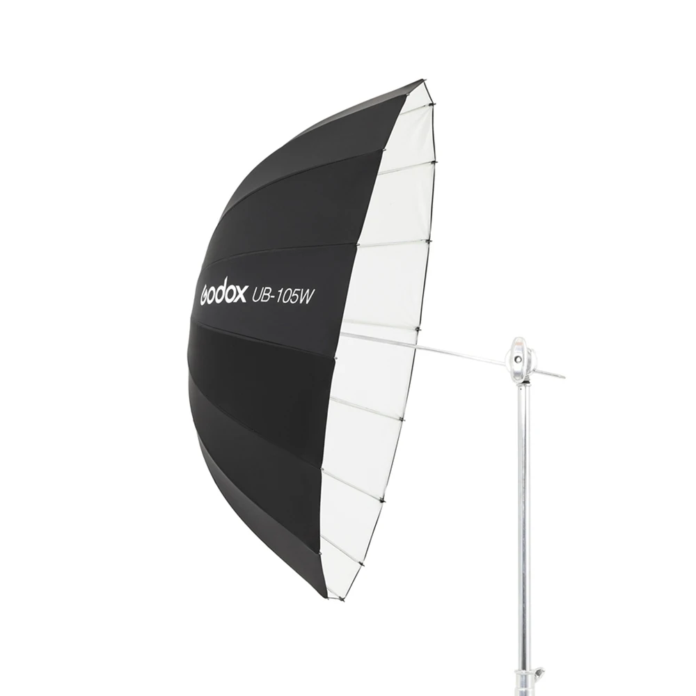 Godox UB 105W 41 дюймов 105 см параболический черный белый светоотражающий Зонт