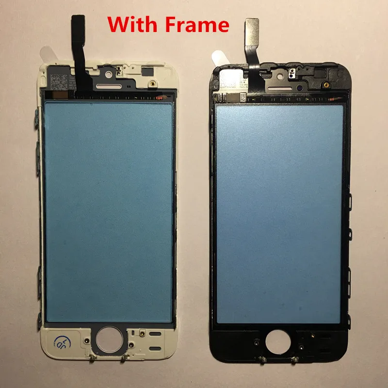 Сенсорный экран для iPhone 5S 5 сенсорный экран с рамкой без ЖК-дисплея стекло дигитайзер