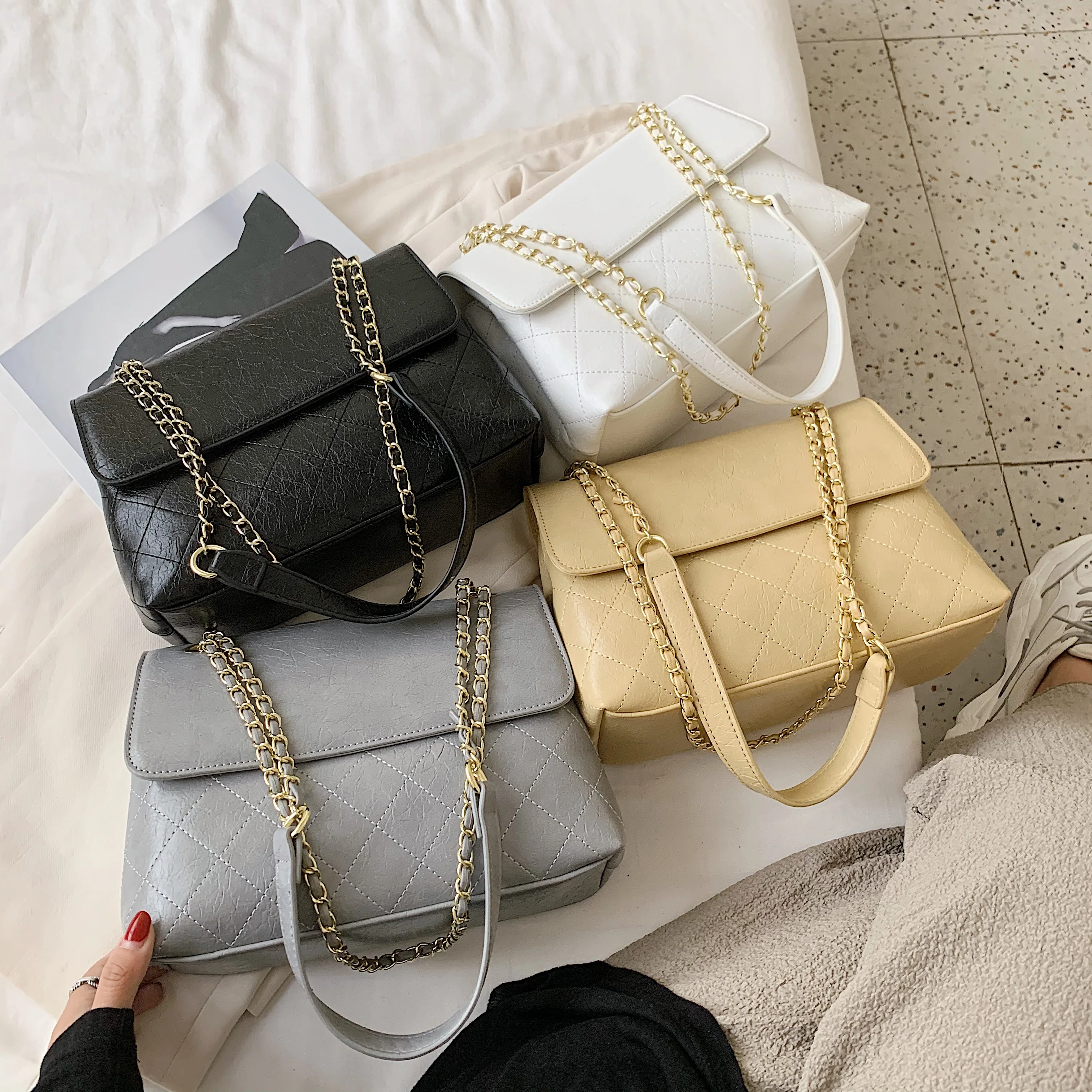 

Best Selling Lady Handbag Messenger Trend Fresh Casual Famale Women Bag Shoulder Girl Sweet Leather Tote Vintage For Women
