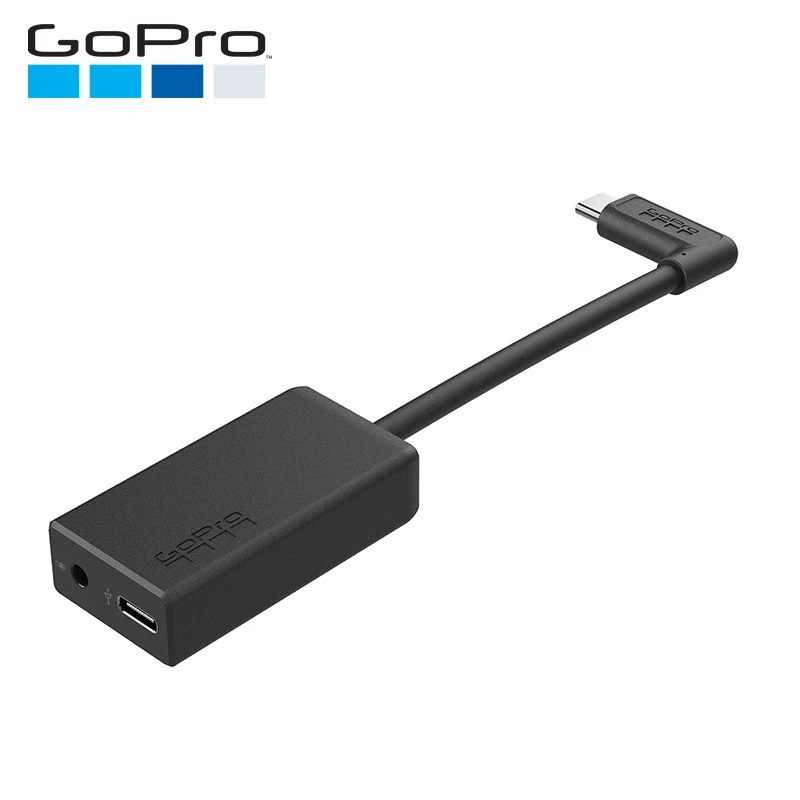 Оригинальный Pro адаптер с микрофоном 3 5 мм для Gopro Hero Black 8 7 6 Кабель AAMIC