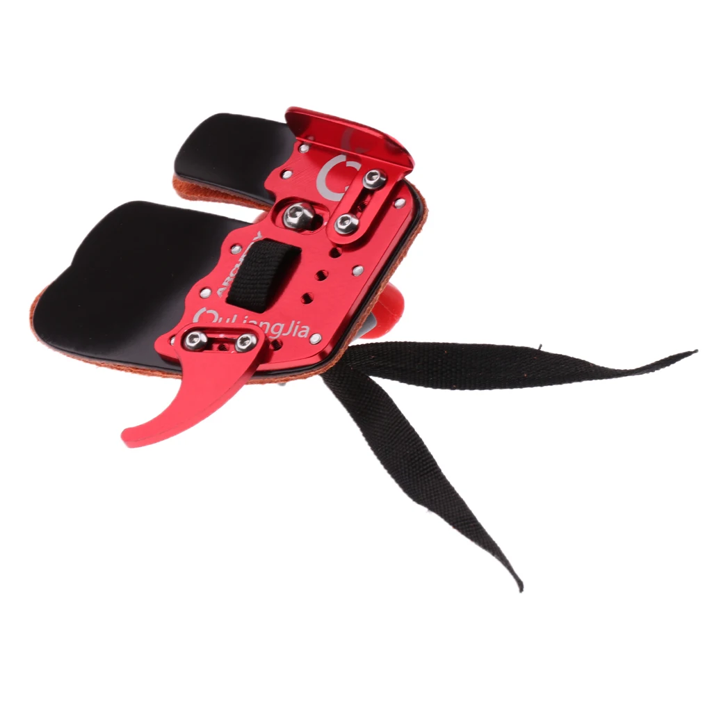 Стрельба из лука кожаный палец вкладка для защиты пальцев Регулируемый охоты