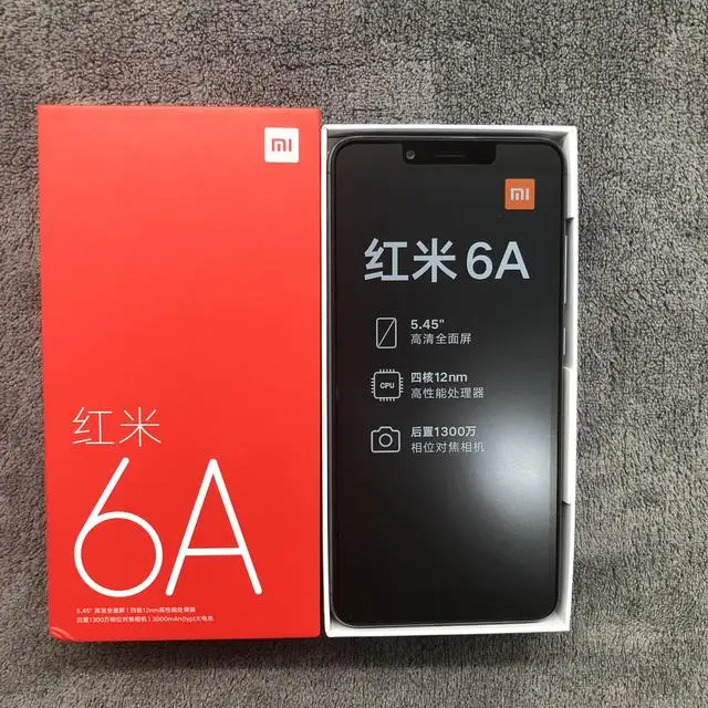 original xiaomi redmi 6a smartphone 5 45 3gb ram 32gb rom mtk6762m quad core 13 0mp android 8 1 3000mah 4g lte mobile phone free global shipping