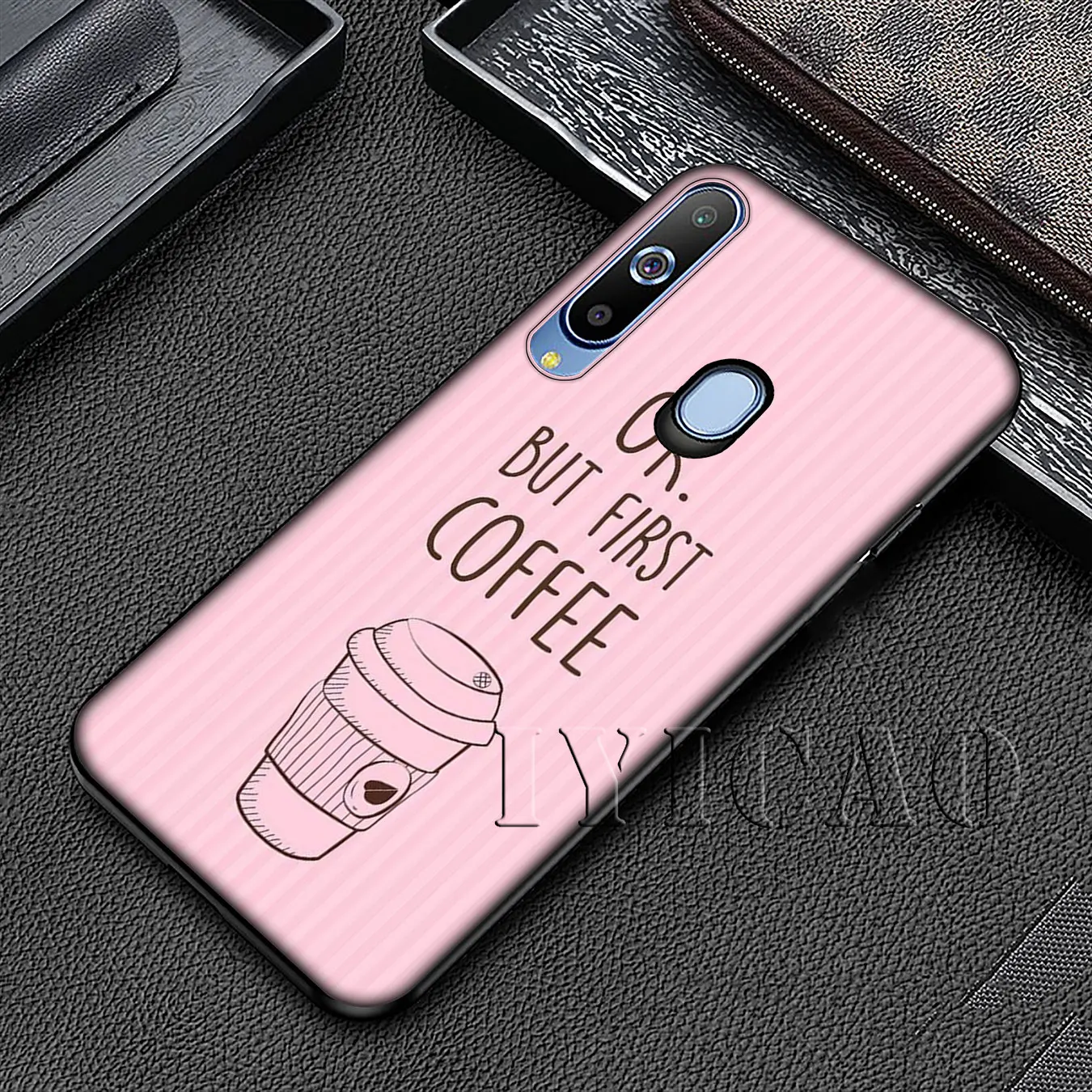 IYICAO book Time for coffee Cat Soft Silicone Case Samsung Galaxy A70 A60 A50 A40 A30 A20 A10 M10 M20 M30 M40 A20E Cover |