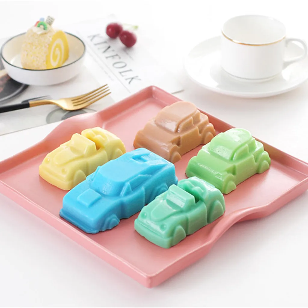 Автомобильная форма силиконовая для мыла 3D формы шоколада выпечки на день