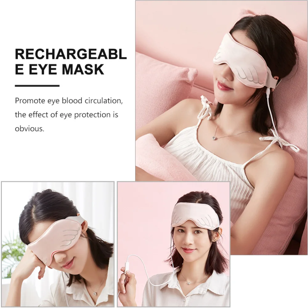 

1 Set Comfortable Sleeping Eye Masks Practical USB Heating Eye Masks )