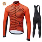 Новинка, зимний велосипедный комплект, велосипедная команда 2021, термальная флисовая спортивная одежда с длинным рукавом, Осенний гоночный профессиональный костюм из Джерси для мужчин