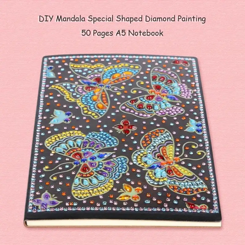 DIY креативный алмаз особенной формы альбом для рисования 50 страниц Дневник Книга А5 блокнот вышивка Алмазная вышивка крестиком