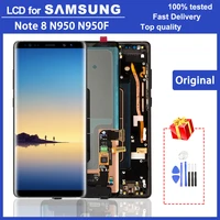 100 original super amoled 6 3 lcd display for samsung galaxy note 8 n950 n950f lcd display touch screen digitizer assembly