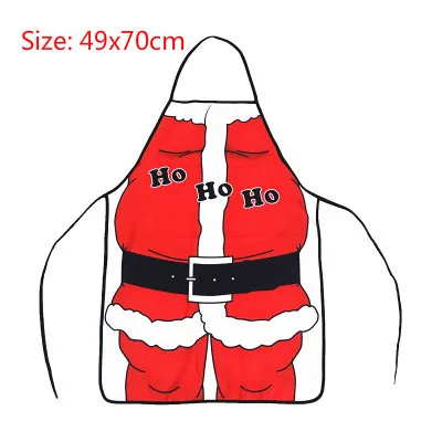 Apron B Новые рождественские украшения для дома, кухни, Скалка, фартук, висячий флаг, муфта, Настольная дорожка, наклейка, рождественские принадлежности - Цвет: Apron B