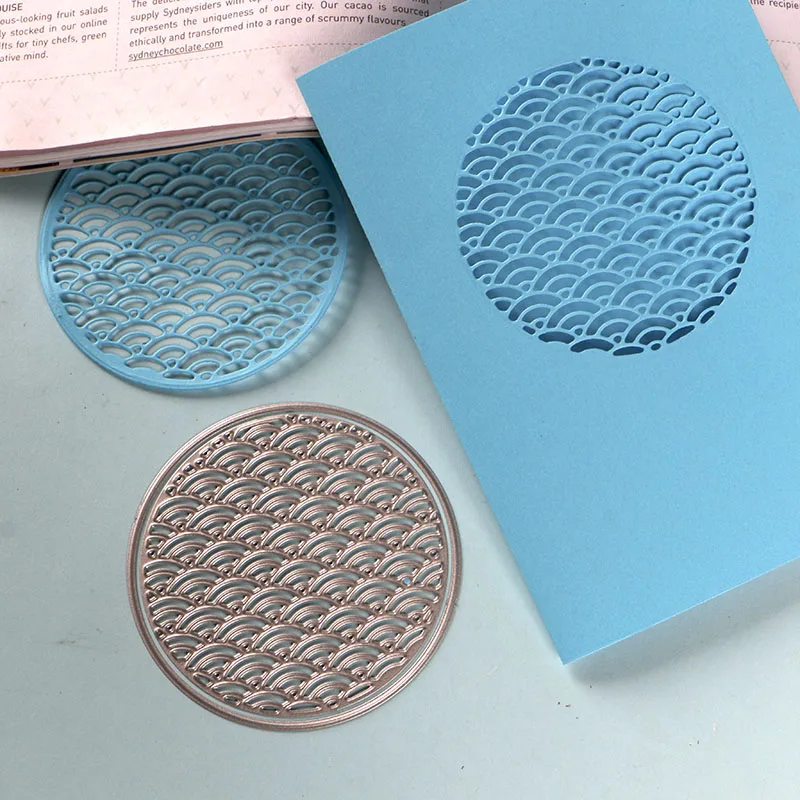 DF китайский круглый вырез DIY Скрапбукинг/фотоальбом декоративное тиснение