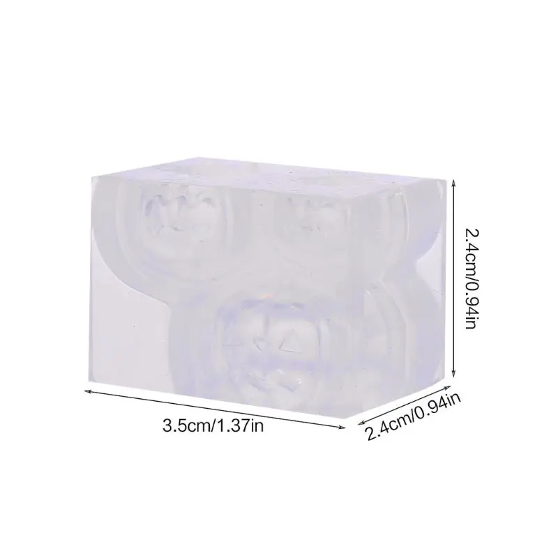 

DIY Clear Silicone Stereo Pumpkin Mini Witch Hat Mold for Jewelry Making Tools Resin Craft Epoxy Molds