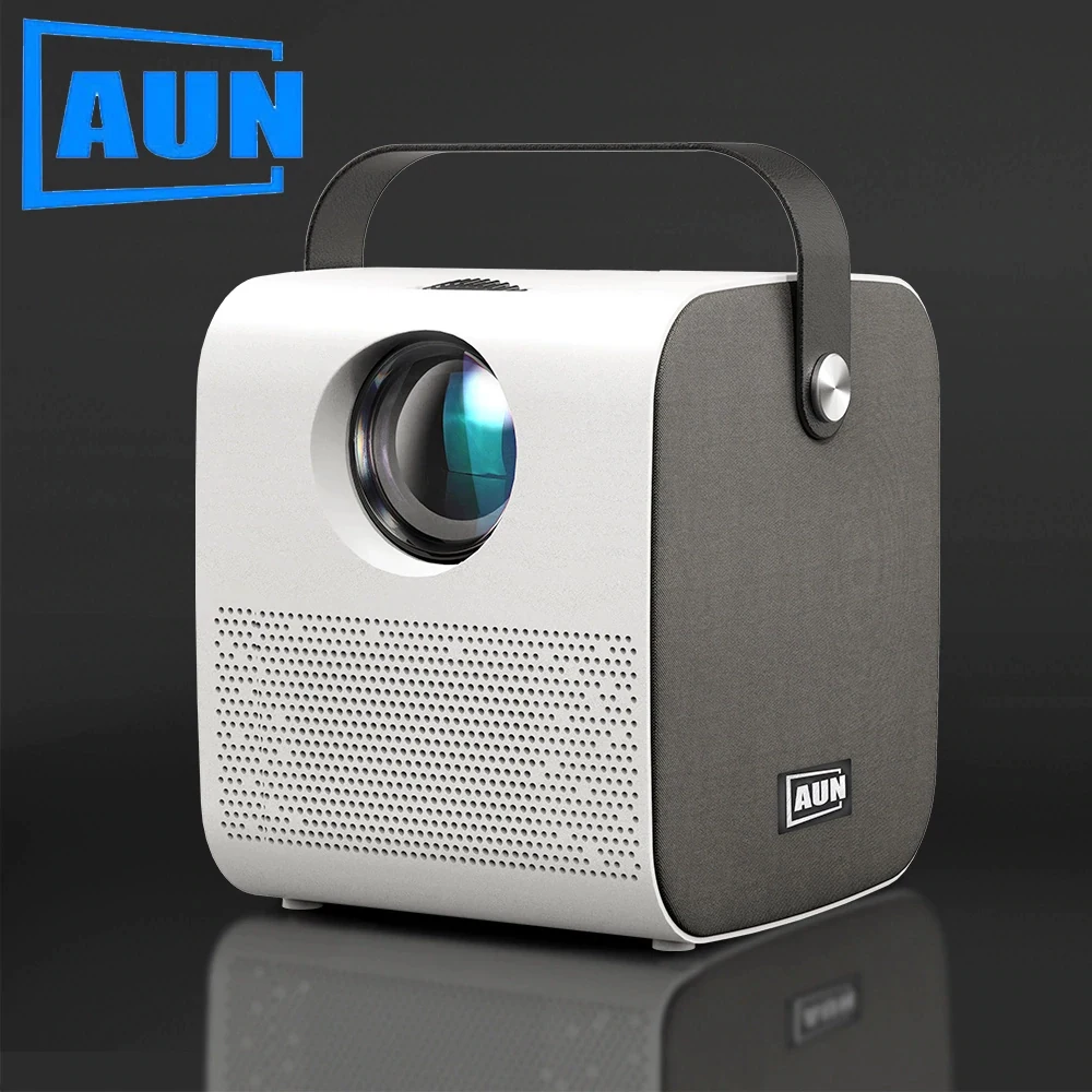 AUN мини проектор AKEY7 молодых | Native1280 * 720P 3500 люмен Hi Fi Bluetooth Динамик светодиодный