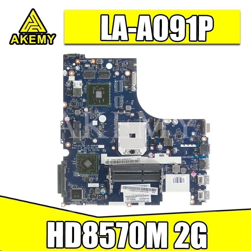 Akemy VALGC/GD LA A091P материнская плата для For Lenovo G505S Z505 Laotop с HD 8450G 8570M 2G|Материнские платы|
