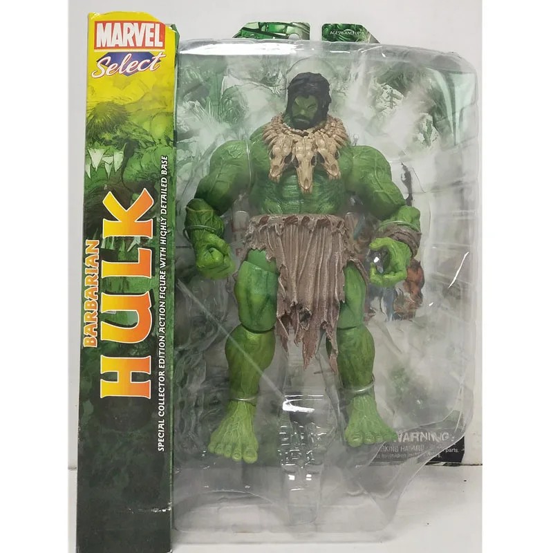 

Genuine Marvel Legends Figures Barbarian Hulk Action Figure Toys Model Cartoon Movable Green Giant Hulk Toys Collection Gift