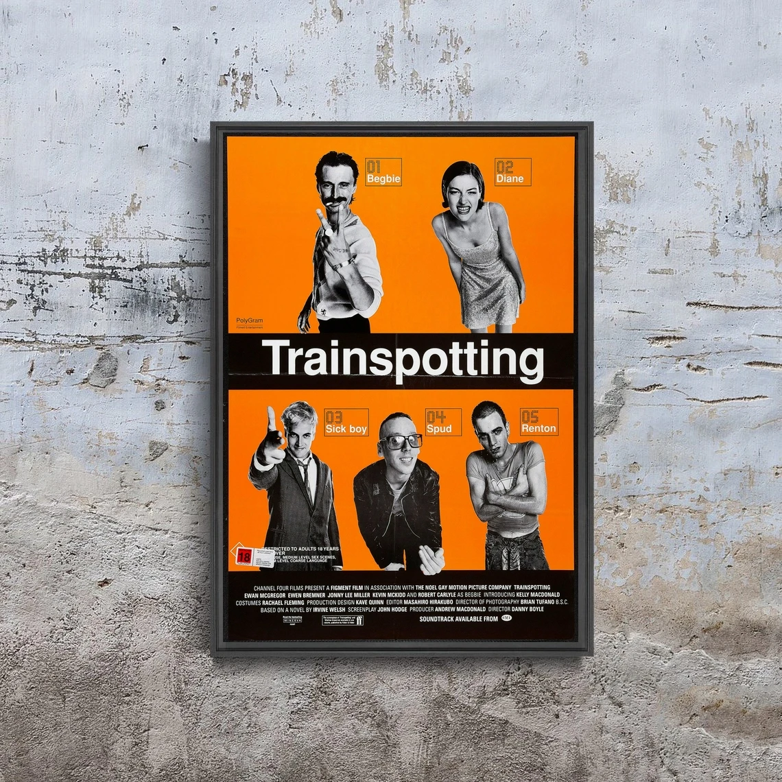 

Trainspotting кинопостер Home картины для украшения стен (без рамки)