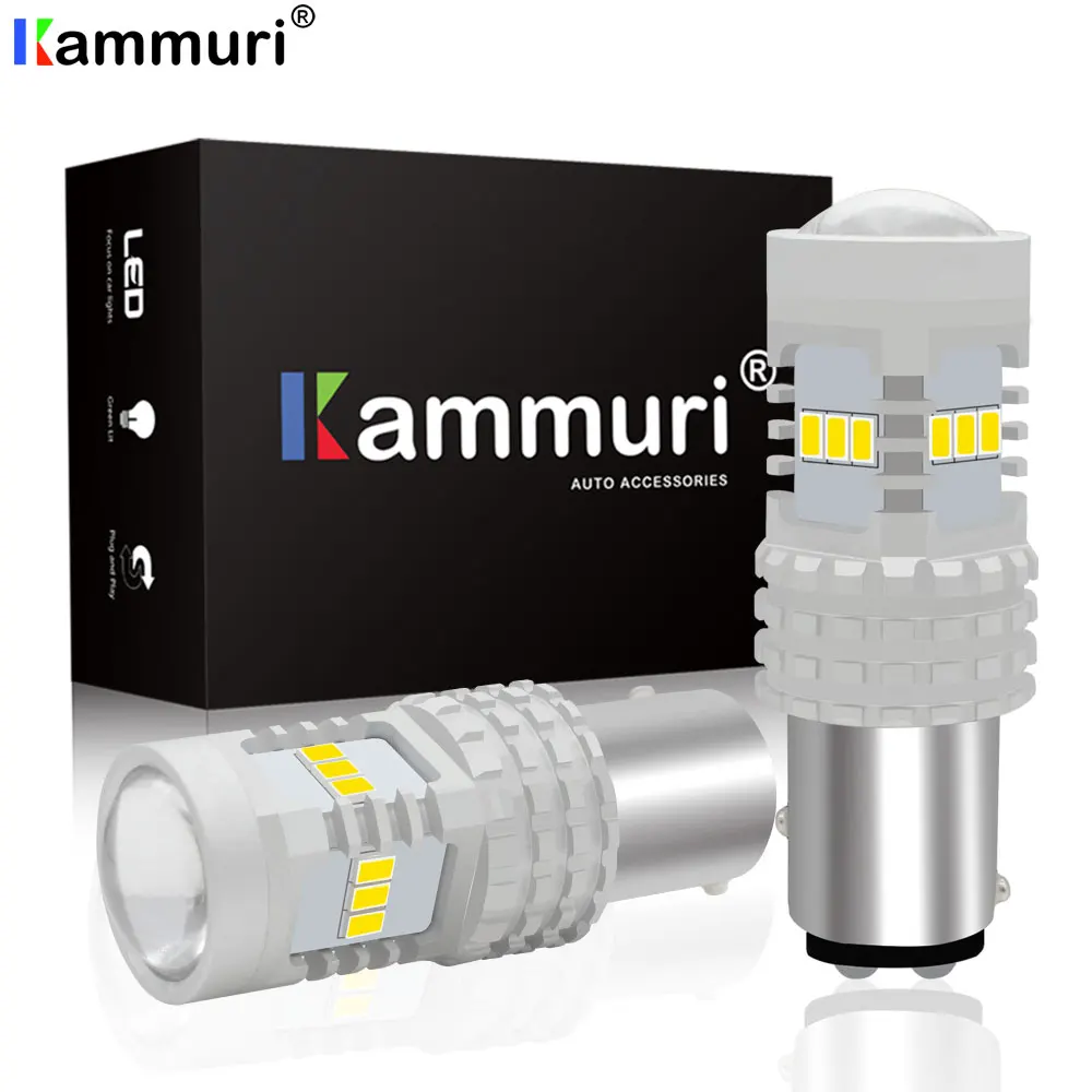 Автомобильные светодиодные дневные ходовые огни KAMMURI Canbus P21/5W LED 1157 BAY15D 14SMD задний