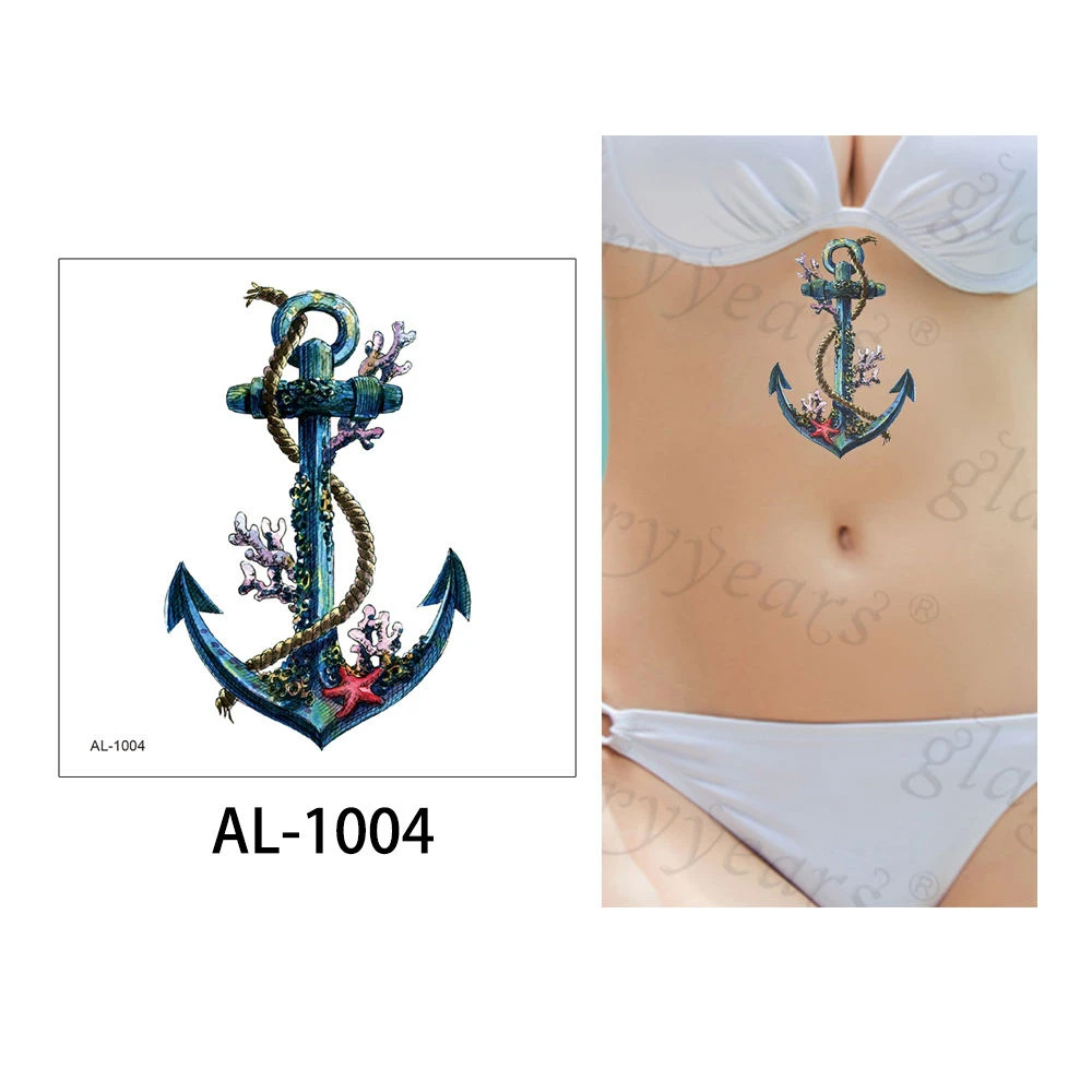 AL-1004 Glaryyears 1 лист 10*10 см футбол для временного макияжа тату-стикер поддельные тату флеш-тату водонепроницаемый маленький боди-арт для мужчин и женщин - Цвет: AL-1004