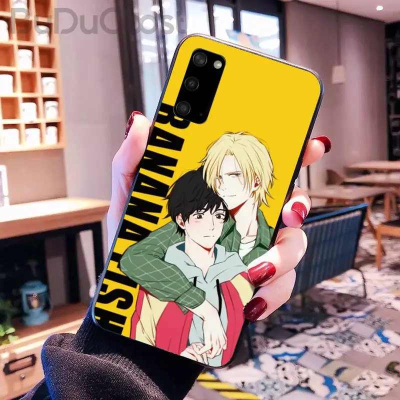 

Reall Banana Fish Anime Phone Case for Samsung Galaxy S10 Plus S10E S6 S7 edge S8 S9 Plus S10lite S20 Plus S20 Ultra
