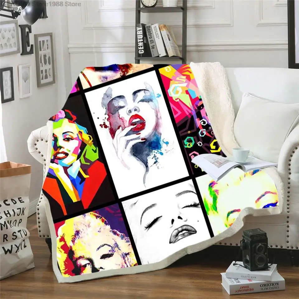 3d Флисовое одеяло Marilyn Monroe | Дом и сад