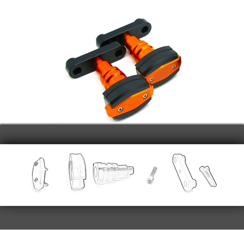 Модификация мотоцикла детали корпус падающий стержень рамка слайд фотослайдер