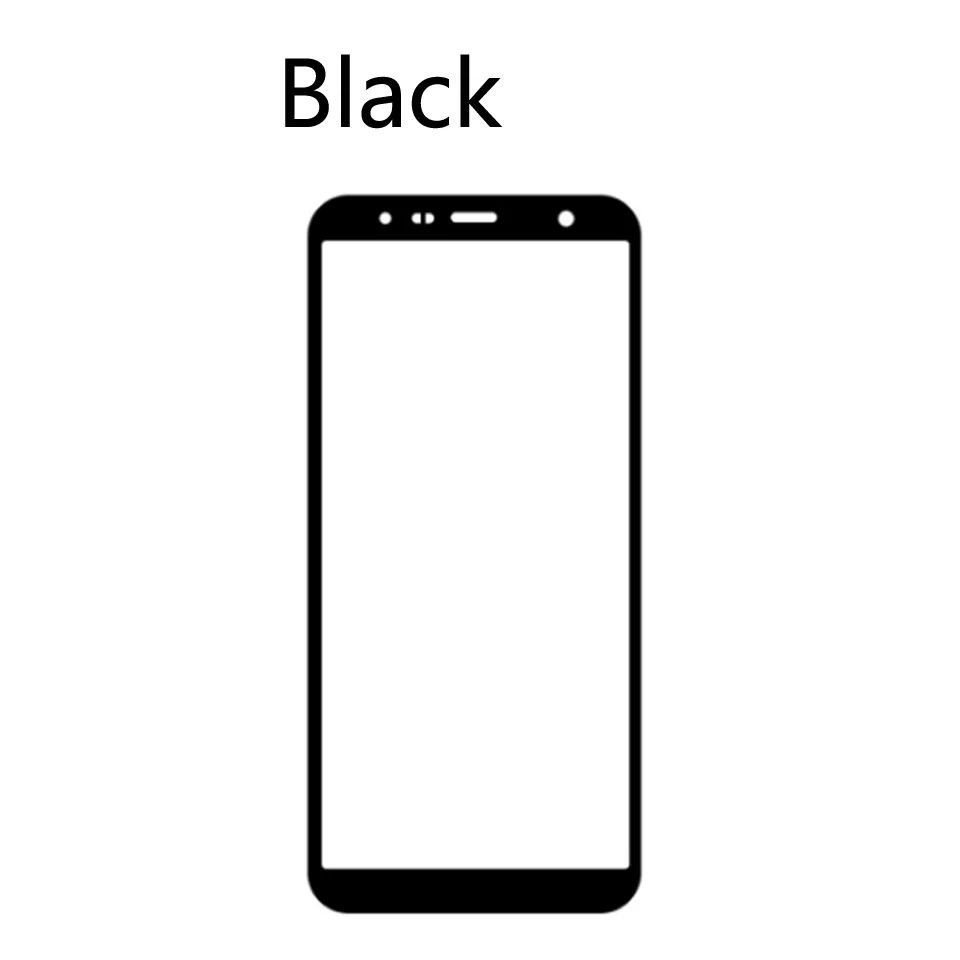 Black-No tool J6+ для samsung Galaxy J6+ J6 Plus J610 J610F J610G J610DS J610FN сенсорный экран внешнее стекло ЖК основной сенсорный экран объектив 6,0" - Цвет: Black-No tool