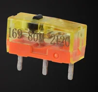 Микропереключатель 1 шт. пылезащитный золотистый | Строительство и ремонт