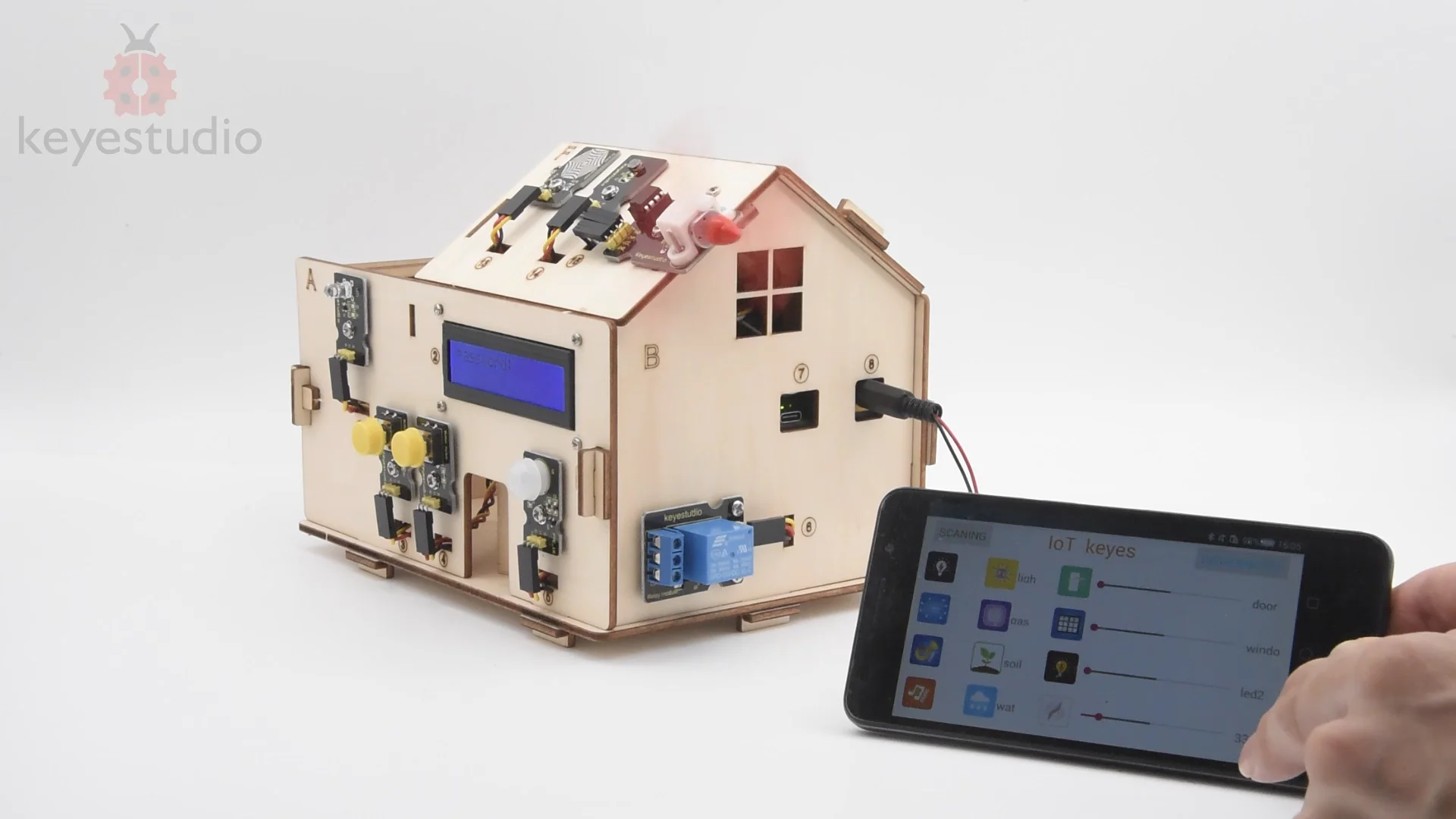 Умный дом автоматизация деревянный набор для самостоятельного обучения Arduino Uno