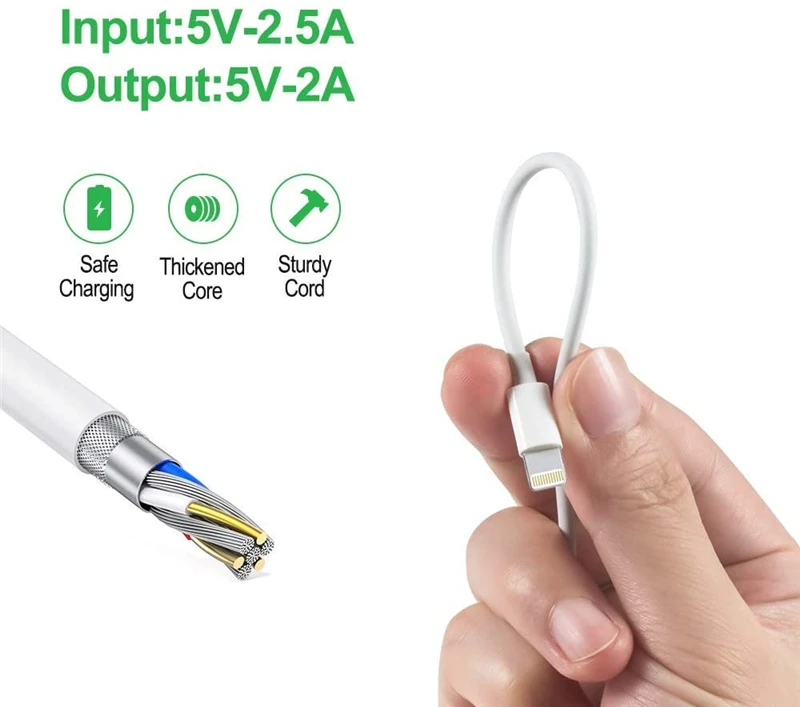 Магнитное Беспроводное зарядное устройство Qi 2 в 1 для Apple Watch Series 6 5 4 3 USB кабель