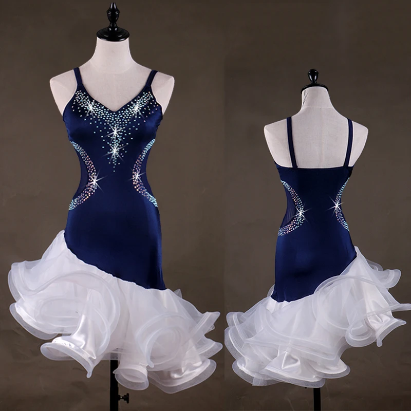 Женское платье для латиноамериканских танцев высококачественное соревнований