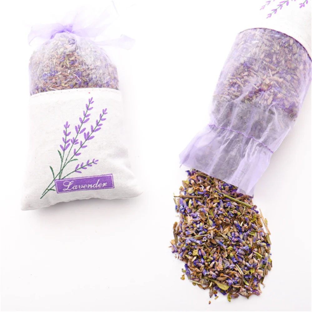 

Natural dried flower filled sachet bag long lasting floral sachet bag in-car fresh air aromatherapy bag rose jasmine lavender