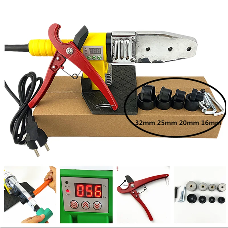 Бесплатная доставка контроль температуры 1000 Вт PPR сварочный аппарат пластиковый