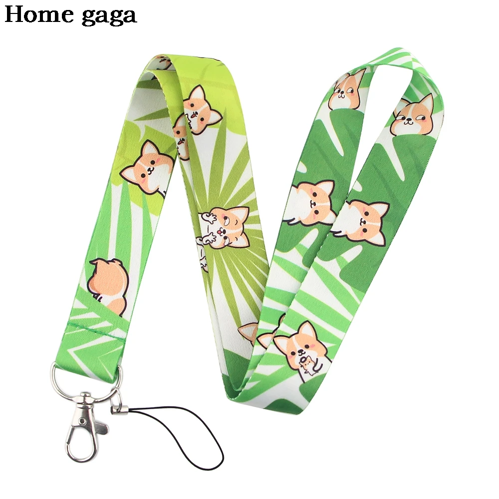

DB183 Wholesale 20pcs/lot Cute Dog Lanyard For Keychain ID Card Passport Cell Phone Badge Holder Hanging Rope Lariat Lanyard