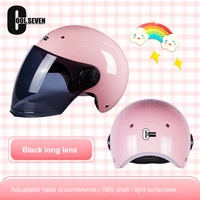 summer motorcycle helmet sun protection anti uv breathable open face motorbike scooter riding safety helmet cycling equipment