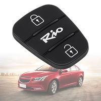 3 buttons rubber pad insert replacement fit for ceed hyundai solaris accent l10 l20 l30 kia rio flip remote car key shell