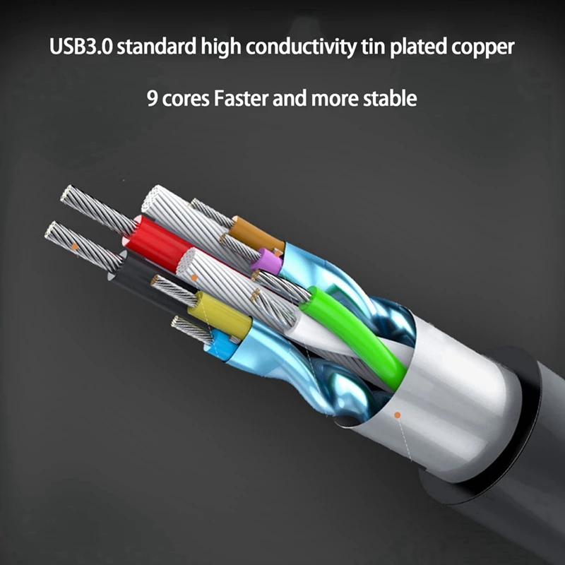

Type-C to HUB USB-C to 4-Port USB3.0 High-Speed Splitter OTG Aluminum Alloy Docking Station GRAY