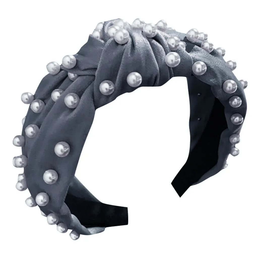 Женские жемчужные украшения аксессуары для волос Женская повязка на голову