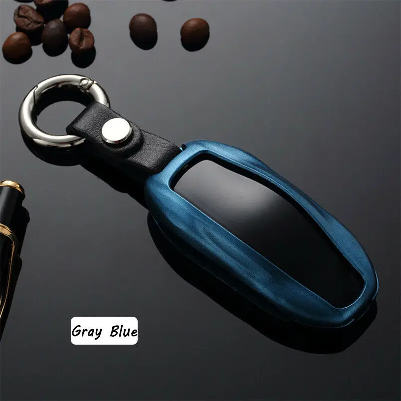 1 шт. Роскошный брелок для ключей из алюминиевого сплава Карманный чехол с