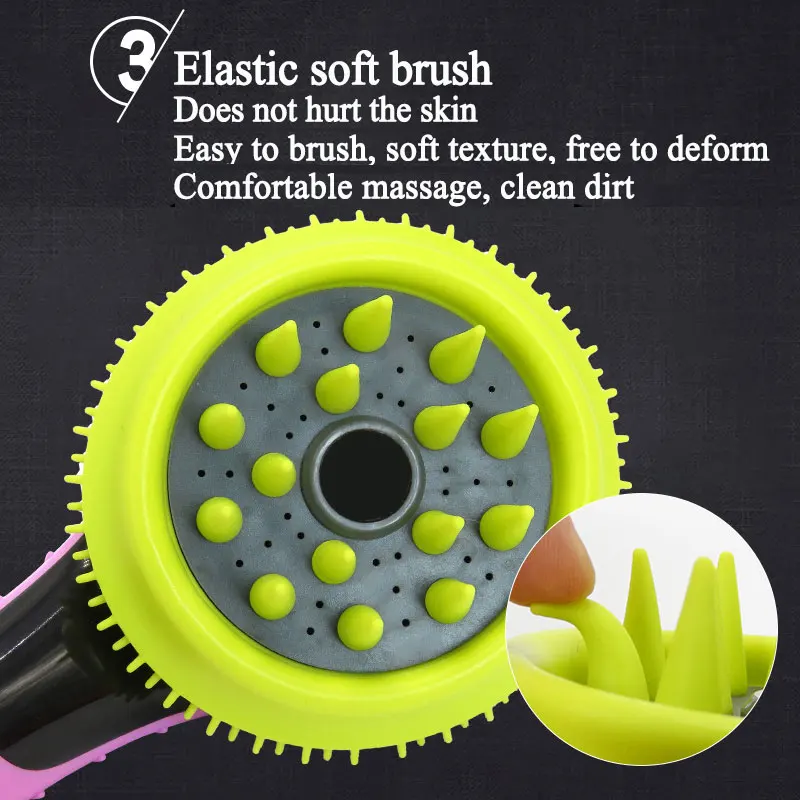 Удобный массажер для собак и кошек расческа душа аксессуары ванной домашних