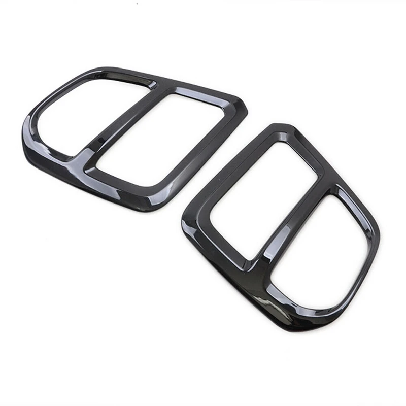 Глянцевый черный Передний противотуманный светильник накладка на лампу