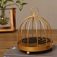 portable mosquito coil holder with handle brid cage mosquito coil incense burner for indoor outdoor use pool side patio
