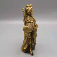 pure copper guan gong to attract wealth and ward off evil spirits exquisite arts and crafts fengshui ornaments small size