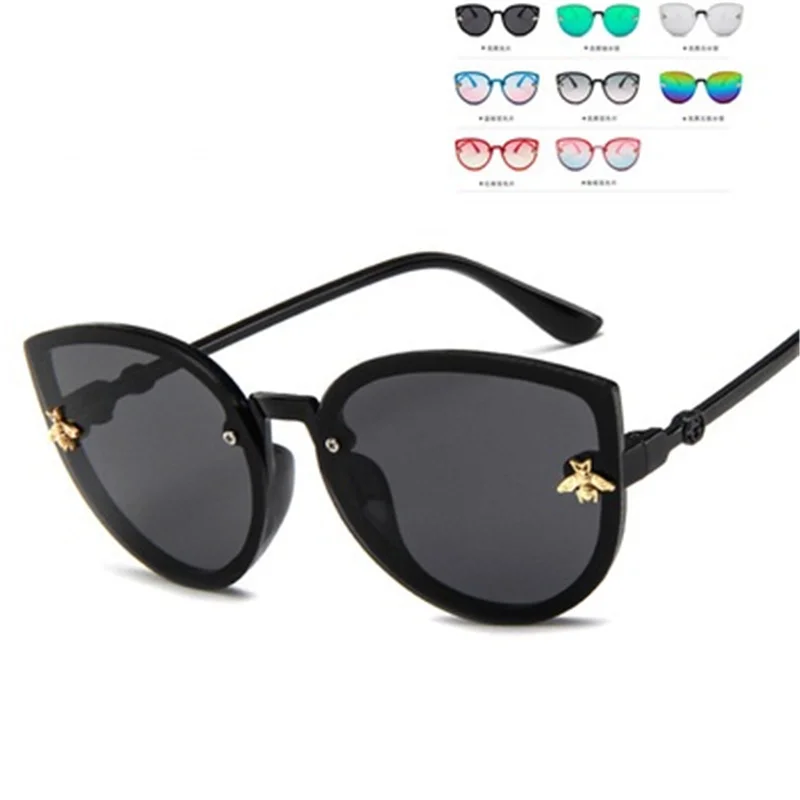 

2021 Boy Girl Cute Cartoon Bear Shape Fashion Round Sunglasses Children Vintage Sunglasses UV Protection Classic Kids Eyewear