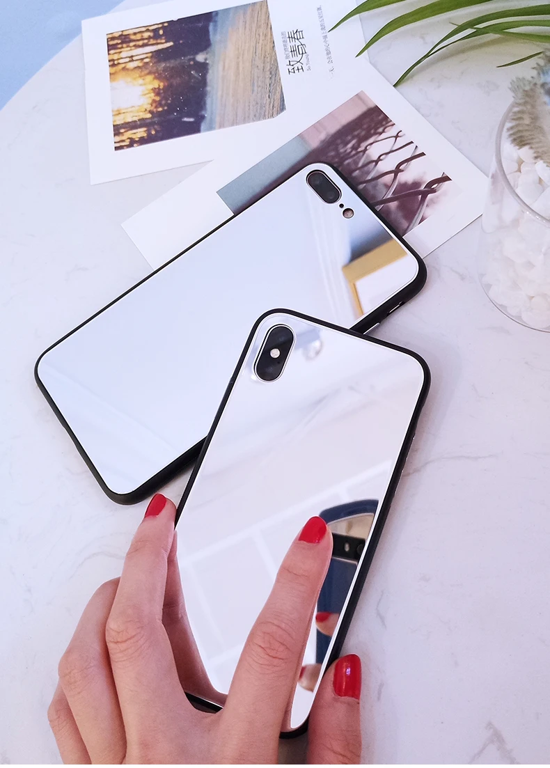 Зеркальный мягкий чехол для samsung Galaxy A10 A20 A20E A30 A30S A40 A50 A50S A70, блестящий чехол для девочек